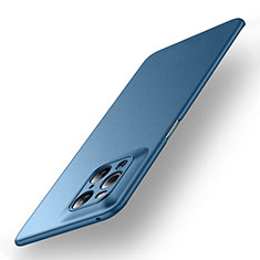 Hard Rigid Plastic Matte Finish Case Back Cover YK1 for Oppo Find X3 5G Blue