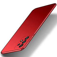 Hard Rigid Plastic Matte Finish Case Back Cover YK1 for Samsung Galaxy A32 5G Red