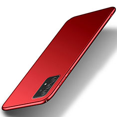 Hard Rigid Plastic Matte Finish Case Back Cover YK1 for Samsung Galaxy A52 4G Red