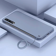 Hard Rigid Plastic Matte Finish Case Back Cover YK1 for Samsung Galaxy A70S Lavender Gray