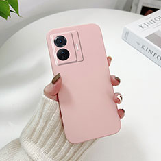 Hard Rigid Plastic Matte Finish Case Back Cover YK1 for Vivo iQOO Z6 Pro 5G Pink