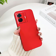 Hard Rigid Plastic Matte Finish Case Back Cover YK1 for Vivo iQOO Z6 Pro 5G Red