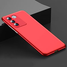 Hard Rigid Plastic Matte Finish Case Back Cover YK1 for Vivo V27 5G Red