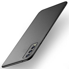 Hard Rigid Plastic Matte Finish Case Back Cover YK1 for Vivo Y20G Black