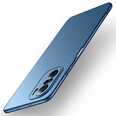 Hard Rigid Plastic Matte Finish Case Back Cover YK1 for Xiaomi Poco F3 5G Blue