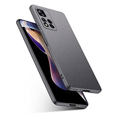 Hard Rigid Plastic Matte Finish Case Back Cover YK1 for Xiaomi Redmi Note 11 5G Gray