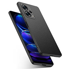 Hard Rigid Plastic Matte Finish Case Back Cover YK1 for Xiaomi Redmi Note 12 Explorer Black