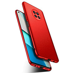 Hard Rigid Plastic Matte Finish Case Back Cover YK1 for Xiaomi Redmi Note 9T 5G Red