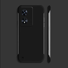 Hard Rigid Plastic Matte Finish Case Back Cover YK2 for Oppo A1 Pro 5G Black