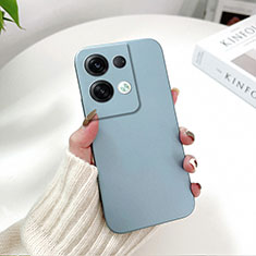 Hard Rigid Plastic Matte Finish Case Back Cover YK2 for Oppo Reno9 Pro 5G Sky Blue