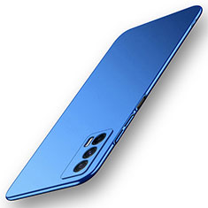 Hard Rigid Plastic Matte Finish Case Back Cover YK2 for Vivo iQOO 7 India 5G Blue