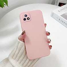 Hard Rigid Plastic Matte Finish Case Back Cover YK2 for Vivo iQOO U3 5G Pink