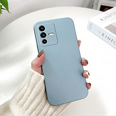 Hard Rigid Plastic Matte Finish Case Back Cover YK2 for Vivo V23 Pro 5G Sky Blue