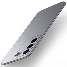 Hard Rigid Plastic Matte Finish Case Back Cover YK2 for Vivo V27 Pro 5G Gray