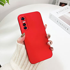 Hard Rigid Plastic Matte Finish Case Back Cover YK2 for Vivo Y73s 5G Red