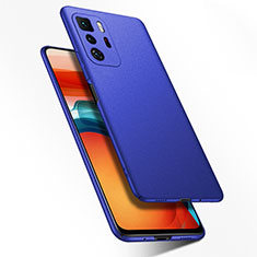 Hard Rigid Plastic Matte Finish Case Back Cover YK2 for Xiaomi Redmi Note 10 Pro 5G Blue