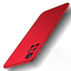 Hard Rigid Plastic Matte Finish Case Back Cover YK2 for Xiaomi Redmi Note 11 5G Red