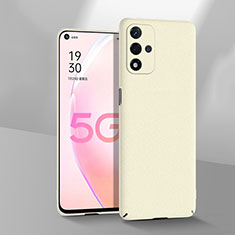 Hard Rigid Plastic Matte Finish Case Back Cover YK3 for Oppo A93s 5G White