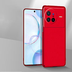 Hard Rigid Plastic Matte Finish Case Back Cover YK3 for Vivo X80 5G Red