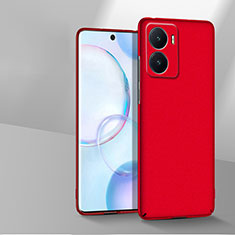 Hard Rigid Plastic Matte Finish Case Back Cover YK3 for Vivo Y72t Red