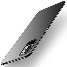Hard Rigid Plastic Matte Finish Case Back Cover YK3 for Xiaomi Redmi Note 10T 5G Black