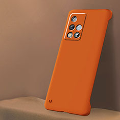 Hard Rigid Plastic Matte Finish Case Back Cover YK3 for Xiaomi Redmi Note 11 5G Orange