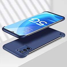 Hard Rigid Plastic Matte Finish Case Back Cover YK4 for Oppo A53s 5G Blue