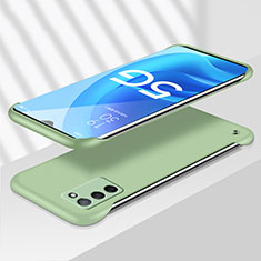 Hard Rigid Plastic Matte Finish Case Back Cover YK4 for Oppo A53s 5G Green