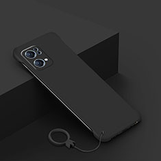 Hard Rigid Plastic Matte Finish Case Back Cover YK4 for Oppo Reno7 Pro 5G Black