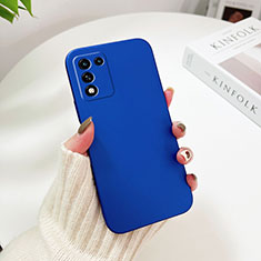 Hard Rigid Plastic Matte Finish Case Back Cover YK4 for Realme Q3s 5G Blue