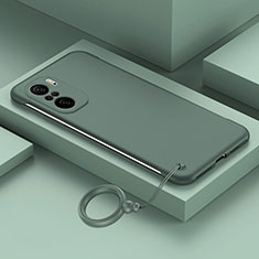 Hard Rigid Plastic Matte Finish Case Back Cover YK4 for Xiaomi Poco F3 5G Midnight Green