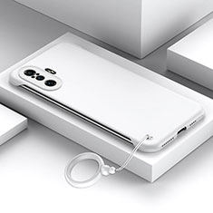 Hard Rigid Plastic Matte Finish Case Back Cover YK4 for Xiaomi Poco F3 GT 5G White