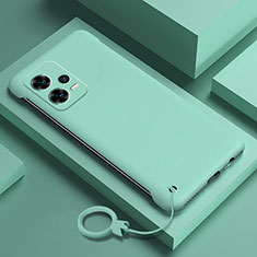 Hard Rigid Plastic Matte Finish Case Back Cover YK4 for Xiaomi Redmi Note 12 Explorer Cyan