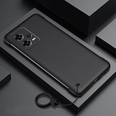 Hard Rigid Plastic Matte Finish Case Back Cover YK4 for Xiaomi Redmi Note 12 Pro 5G Black