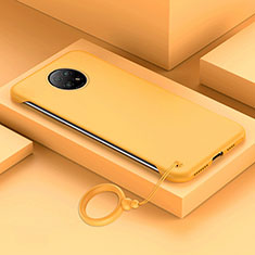 Hard Rigid Plastic Matte Finish Case Back Cover YK4 for Xiaomi Redmi Note 9T 5G Yellow