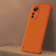 Hard Rigid Plastic Matte Finish Case Back Cover YK5 for Xiaomi Mi 12T 5G Orange