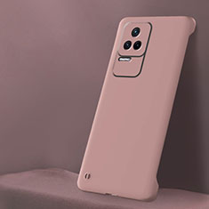 Hard Rigid Plastic Matte Finish Case Back Cover YK5 for Xiaomi Poco F4 5G Pink