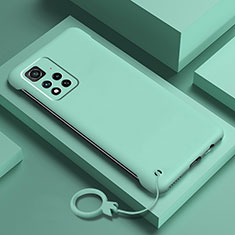 Hard Rigid Plastic Matte Finish Case Back Cover YK5 for Xiaomi Poco X4 NFC Cyan