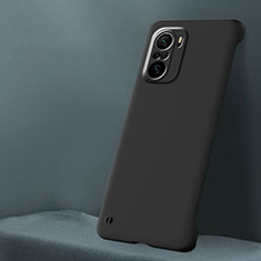 Hard Rigid Plastic Matte Finish Case Back Cover YK5 for Xiaomi Redmi K40 5G Black