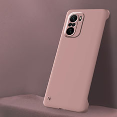 Hard Rigid Plastic Matte Finish Case Back Cover YK5 for Xiaomi Redmi K40 5G Rose Gold