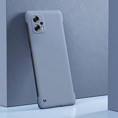 Hard Rigid Plastic Matte Finish Case Back Cover YK5 for Xiaomi Redmi K50i 5G Lavender Gray