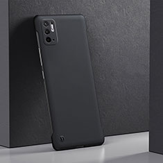 Hard Rigid Plastic Matte Finish Case Back Cover YK5 for Xiaomi Redmi Note 10 5G Black