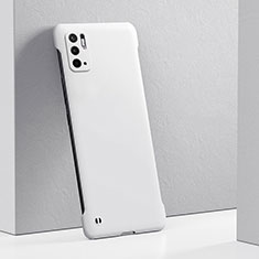 Hard Rigid Plastic Matte Finish Case Back Cover YK5 for Xiaomi Redmi Note 10T 5G White