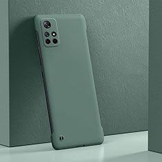 Hard Rigid Plastic Matte Finish Case Back Cover YK5 for Xiaomi Redmi Note 11T 5G Green