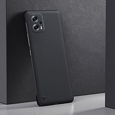 Hard Rigid Plastic Matte Finish Case Back Cover YK5 for Xiaomi Redmi Note 11T Pro+ Plus 5G Black