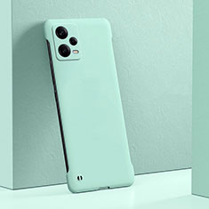 Hard Rigid Plastic Matte Finish Case Back Cover YK5 for Xiaomi Redmi Note 12 Pro+ Plus 5G Cyan