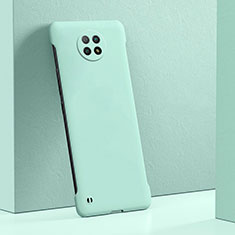 Hard Rigid Plastic Matte Finish Case Back Cover YK5 for Xiaomi Redmi Note 9 5G Cyan