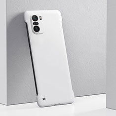 Hard Rigid Plastic Matte Finish Case Back Cover YK6 for Xiaomi Poco F3 5G White