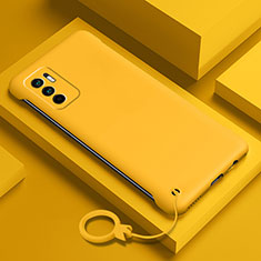 Hard Rigid Plastic Matte Finish Case Back Cover YK6 for Xiaomi Redmi Note 10 5G Yellow