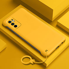 Hard Rigid Plastic Matte Finish Case Back Cover YK6 for Xiaomi Redmi Note 10T 5G Yellow